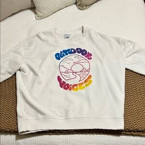 Outdoor Voices Cream Sweatshirt